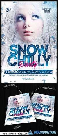 Snow Chilly Party Flyer 475945