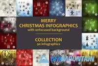 90 MERRY CHRISTMAS INFOGRAPHICS 234573