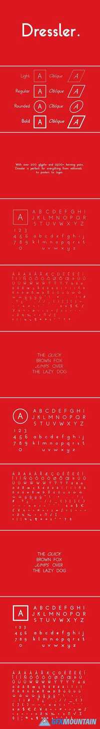 Dressler - Font