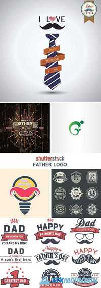 Stock Vector - Father Logo