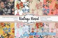 Vintage Floral Design Element Bundle 79306