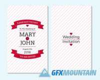 Wedding invitation cards