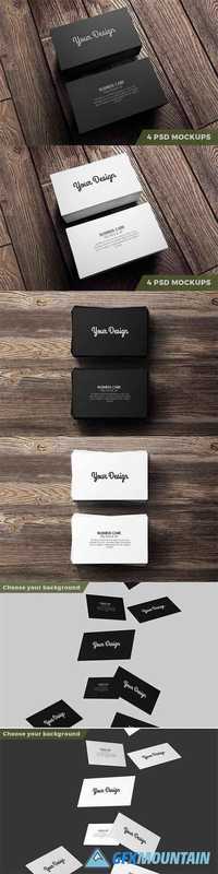 4 Pack PSD Business Cards 479915