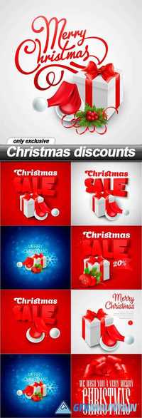 Christmas discounts - 9 EPS
