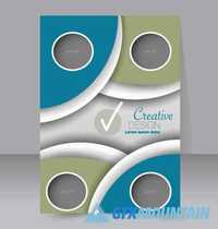 Brochures flyer template design3