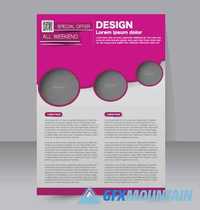 Brochures flyer template design3