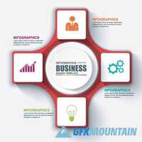 Infographic and diagram business design3