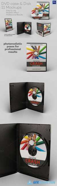 DVD case & Disk - 11 Mockups 483645
