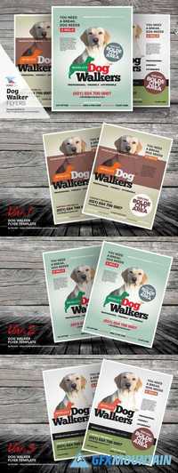 Dog Walker Flyer Templates 480800