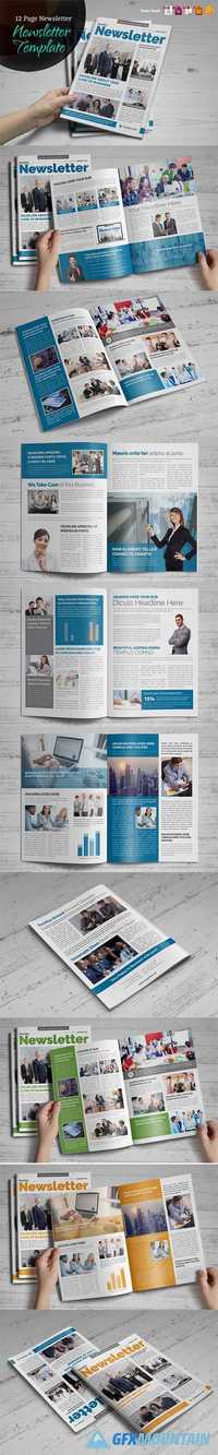 Newsletter Indesign Template v2 485958