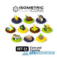 Isometric Flat Icons2