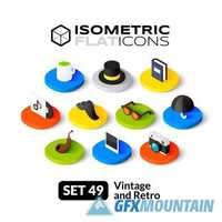 Isometric Flat Icons2