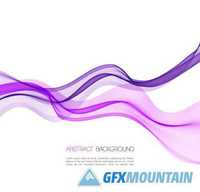 Multicolored wave vector background