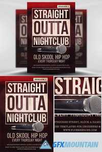 “Straight Outta” Flyer Template