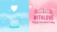 Videohive Valentines Day Card 10070403