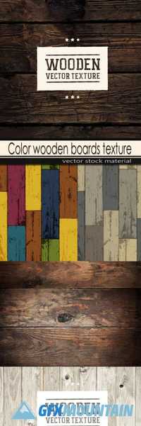 Color wooden boards texture