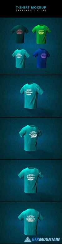 Relineo T-shirt Mock-up Pack 485526