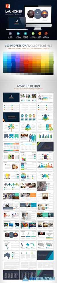 Launcher | Powerpoint template 488520