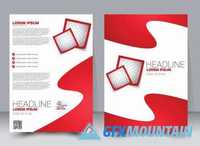 Brochure or flyer magazine cover mockup4