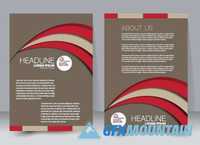 Brochure or flyer magazine cover mockup4