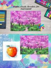 Pastel Chalk Brushes for Photoshop 487830