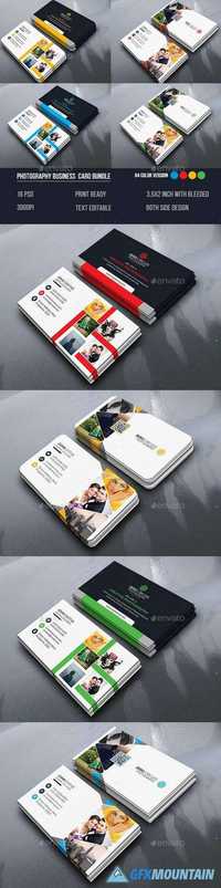 Graphicriver - Photography Business Card Bundle 14153019