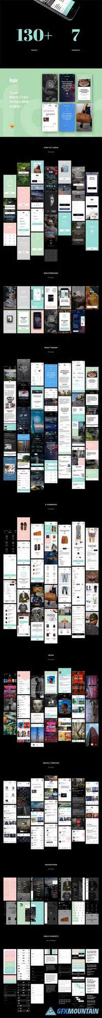 Fair UI Kit (130+ iOS screens) 463370