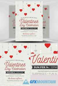Rustic Valentine’s Flyer Template