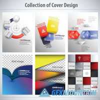 Brochure cover and cards template