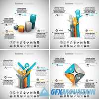 Infographic and diagram business design9