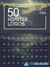 50 Hipster Logos (Vol. 1-5) 495381