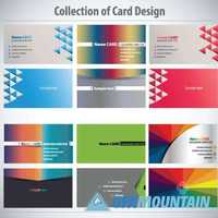 Brochure cover and cards template2