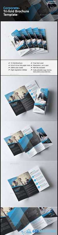 GraphicRiver - Corporate Tri-fold Brochure-Multipurpose 12532804