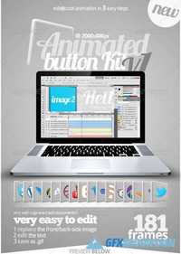 Graphicriver Animated Social Media Button Kit v1 2188381