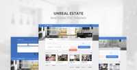 ThemeForest - Unreal Estate v1.0 - Real Estate PSD Template - 4555714