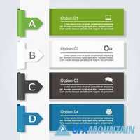 Infographic and diagram business design10