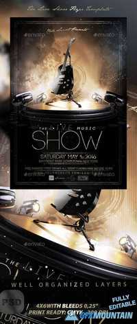 GraphicRiver - The Live Show Flyer Template 12343034