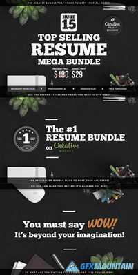 15 Top Selling Resume Mega Bundle 499028