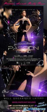 GraphicRiver - Passion Sounds Party Flyer Template 11421319