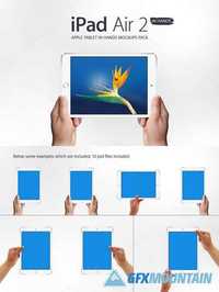 iPad Air 2 in Hands Mockups 488901