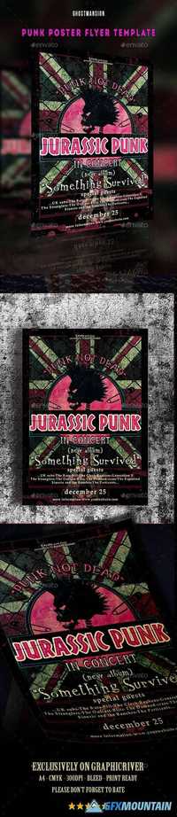 GraphicRiver - Music Punk Poster Flyer Template 9517331