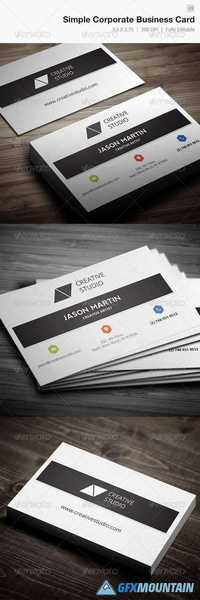 GraphicRiver - Clean Corporate Business Card - 09 5630552