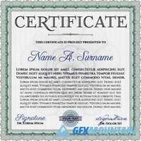 Certificate elegant template3