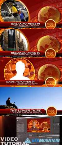 News 3 After Effects Templates