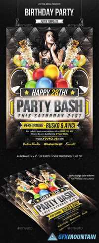 GraphicRiver - Birthday Party - Flyer 8823350