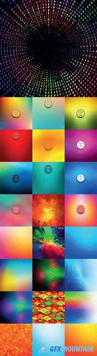Abstract colorful blurred vector backgrounds2