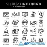Thin line flat design of icons5