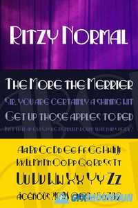 Ritzy Normal Font