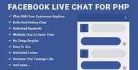 CodeCanyon - Facebook Live Chat for PHP v1.2 - 13694235