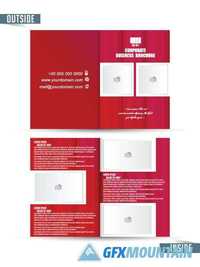Business flyers or brochures with creative design